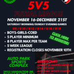 Futsal League Begins - November 11th